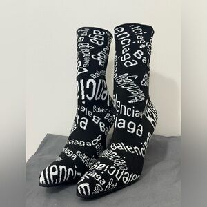 Balenciaga Printed Sock Boot - brand new